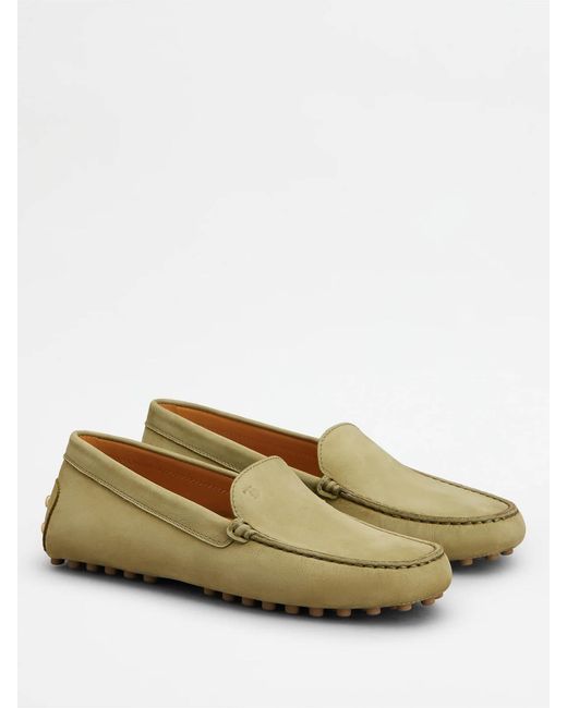 Tod's Green 22L Slipper Slipper Met