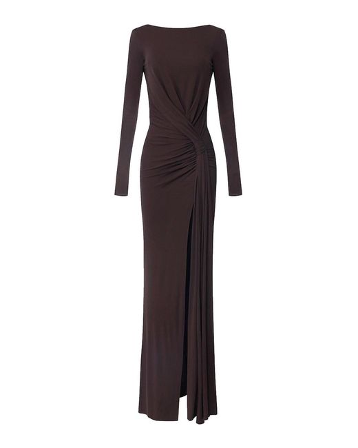 Elisabetta Franchi Brown Dress