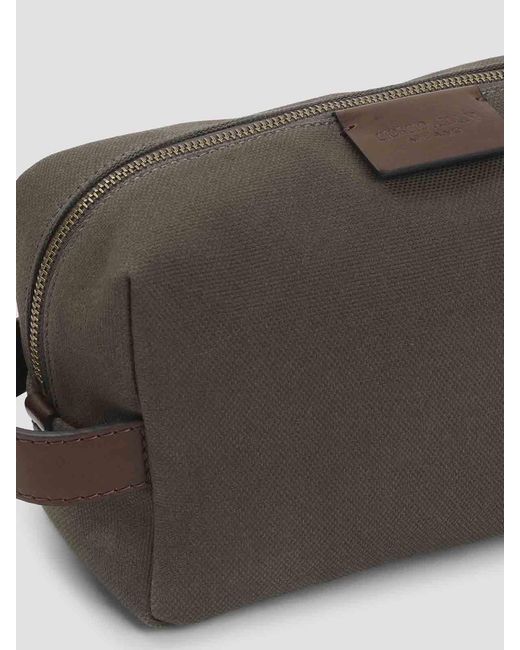 Giorgio Armani Gray Flat Case for men