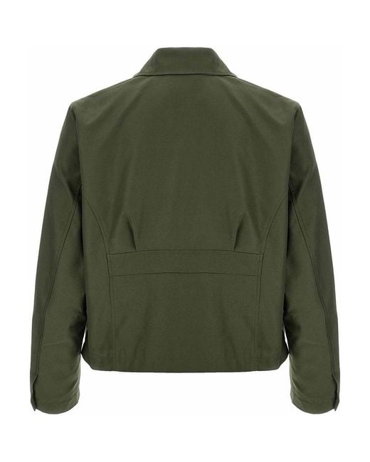 Second/Layer Green Lucky Station' Jacket for men