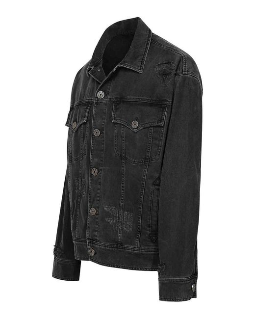 Balmain Black Denim Jacket for men