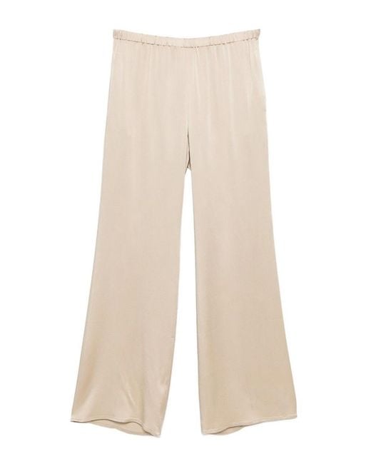 Antonelli Natural Tiete Trousers With Elastic Waistband