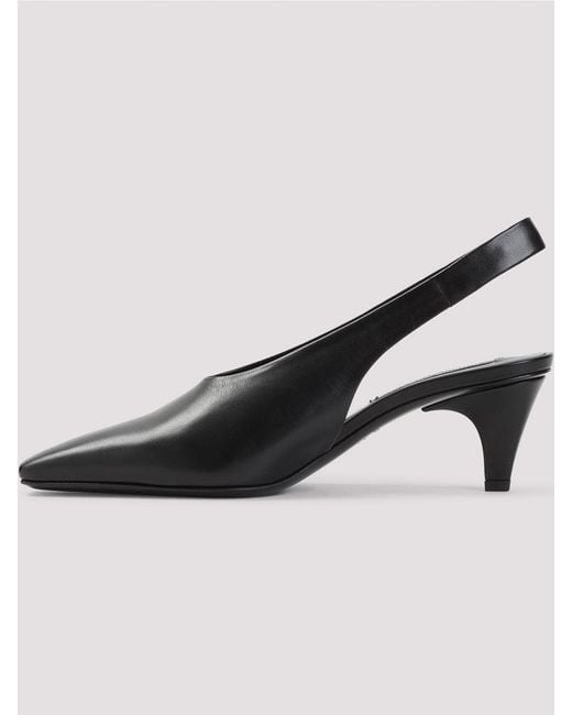 Giorgio Armani Black Nappa Decollet