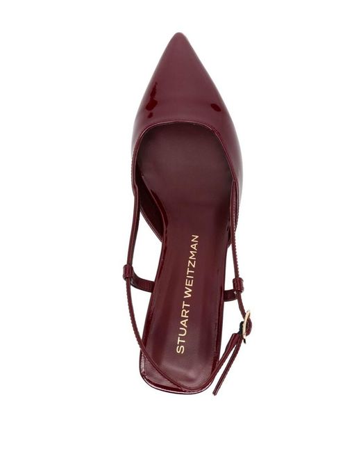 Stuart Weitzman Red Vinnie 50 Slingback