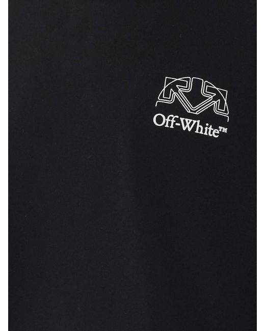 Off-White c/o Virgil Abloh Black Offline Half Arrow T-Shirt for men
