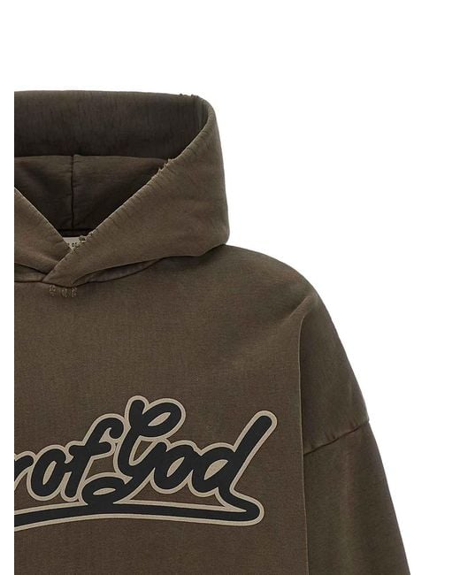 Fear Of God Green Classic Hoodie for men