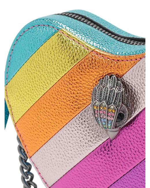Kurt Geiger White Kensington Heart Crossbody Bag
