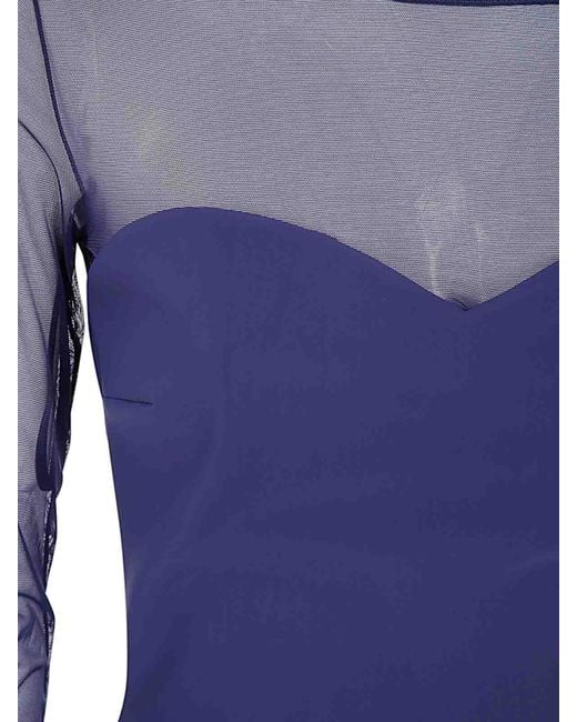 La Petite Robe Di Chiara Boni Blue Midi Dresses