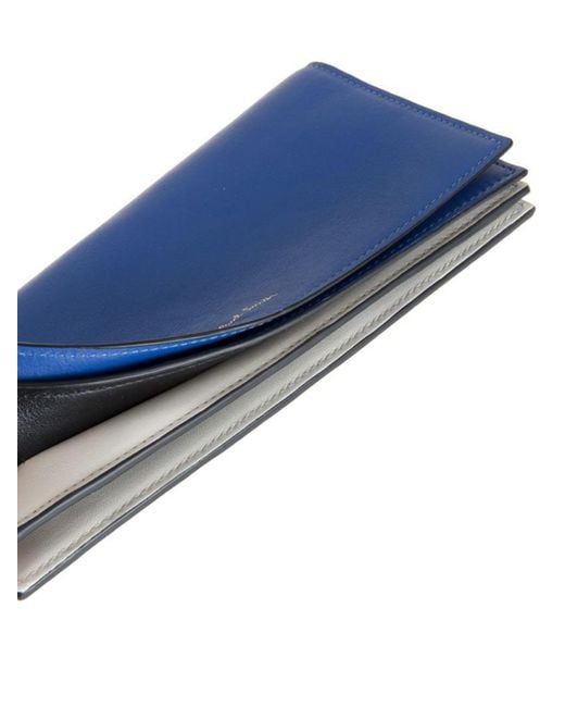 Paul Smith Blue Leather Wallet