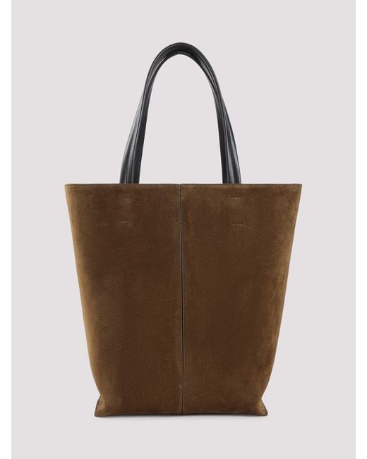 Phoebe Philo Brown Pot Cabas Tote Bag