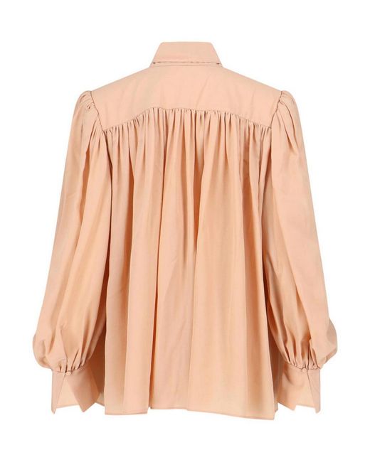 Chloé Natural Silk Blouse
