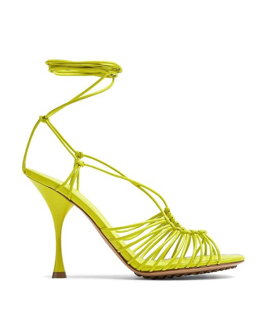 Bottega Veneta Yellow Sandalo Dot