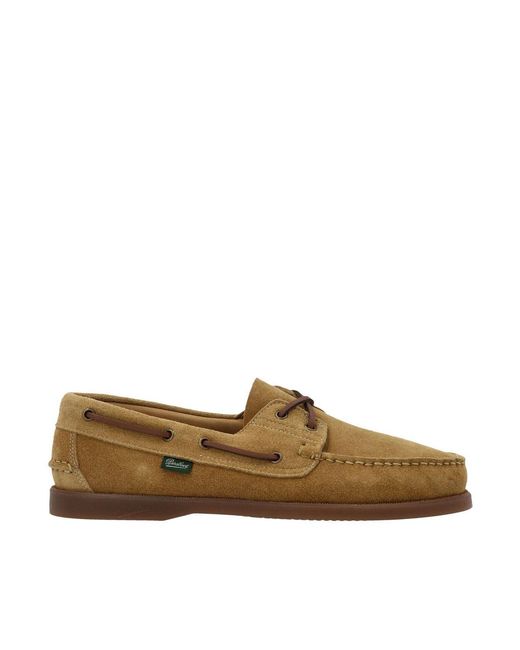 Paraboot Brown Barth Boat Loafers for men