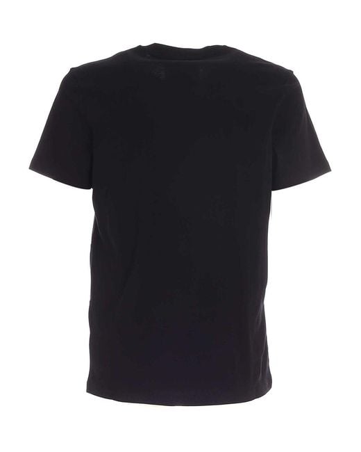 Moschino Black Teddy Logo Print T-Shirt for men