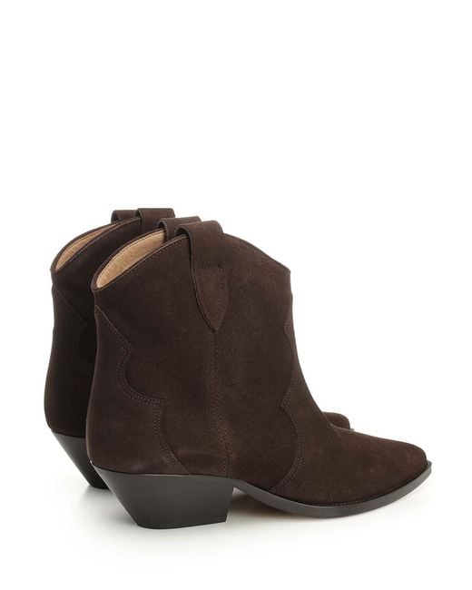 Isabel Marant Brown Cowboy Boots