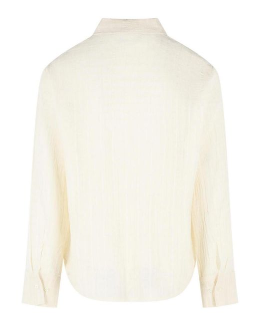 Séfr White Ignacio Cotton Shirt for men