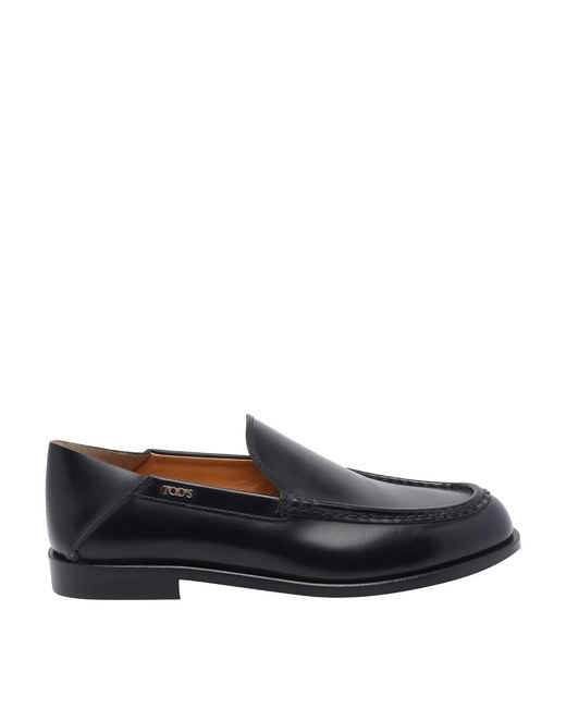 Tod's Black Leather Sabot