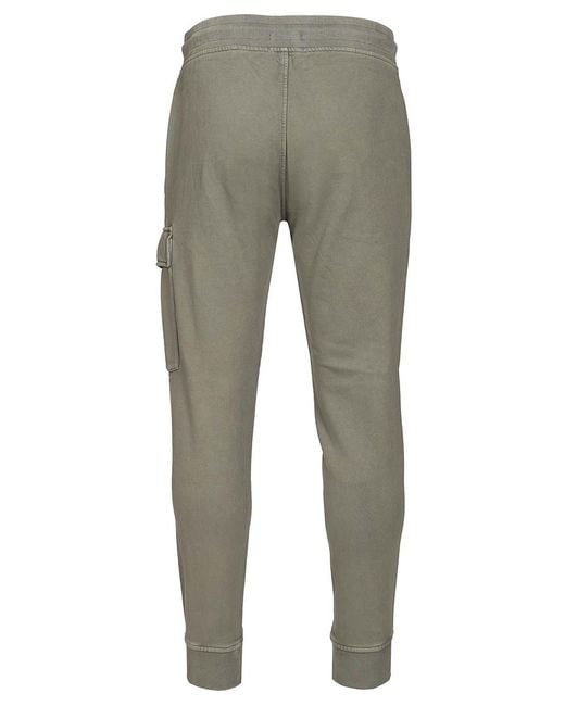 C P Company Gray Cargo Sweatpants for men