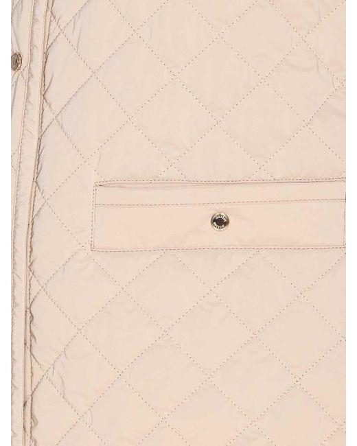ジャケット MOORER SHAIRA QUILTED JACKET Moorer Shaira Quilted Jacket in Natural | Lyst