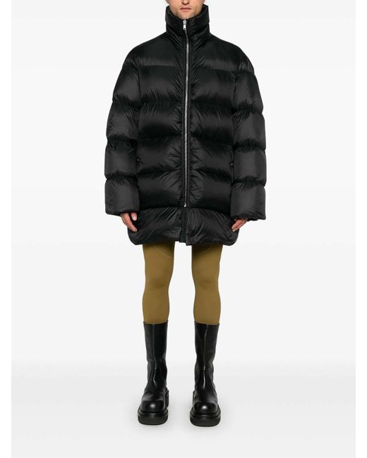 Rick Owens Black Turtle Raincoat for men