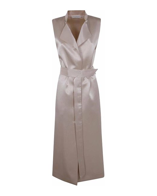 Philosophy Di Lorenzo Serafini Gray Long Waistcoat