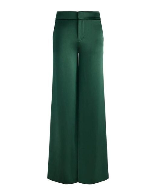Alice + Olivia Green Nessi Trouser