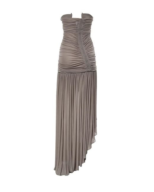 Christopher Esber White Arced Orion Maxi Dress