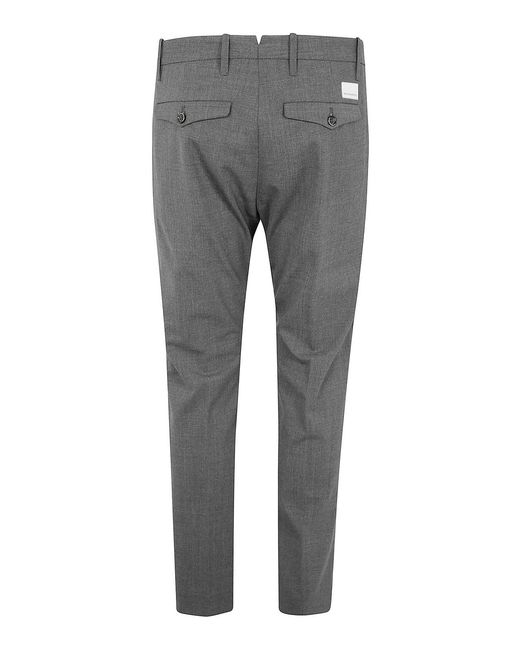 Nine:inthe:morning Gray Easy Chino Slim Trousers for men