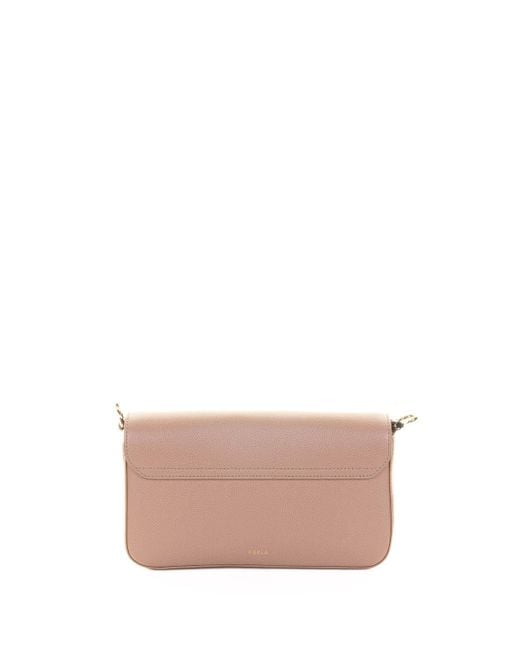 Furla Pink Leather Bag