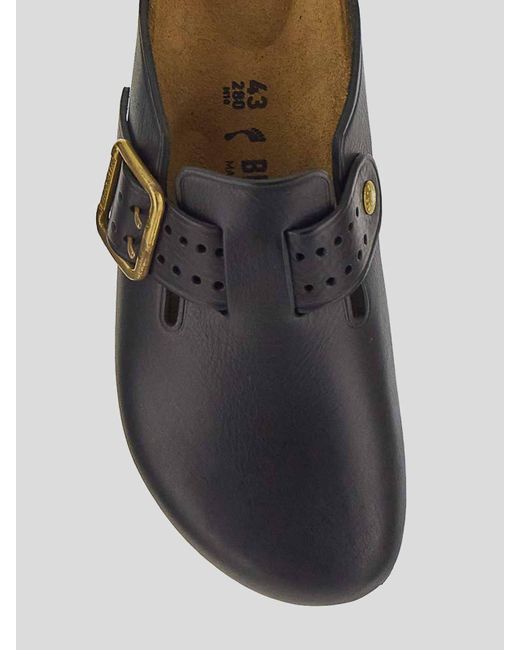 Birkenstock Brown Mules In With Finish Buckle for men