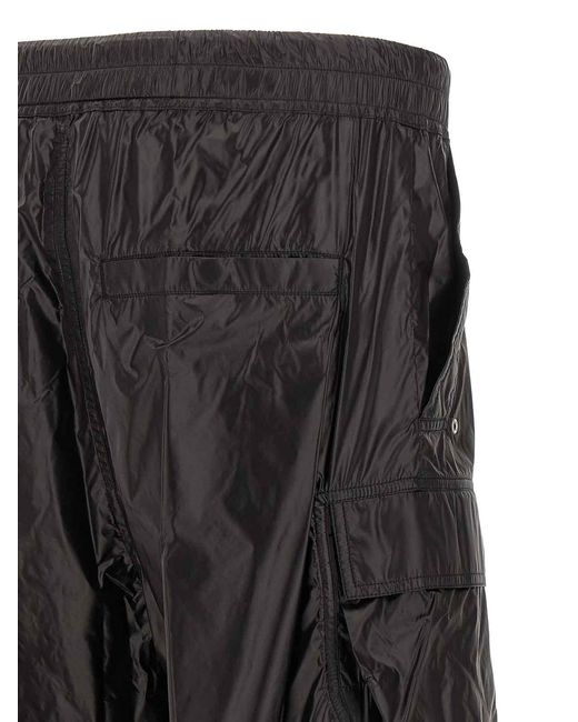 Rick Owens Black Cargobelas Pants for men