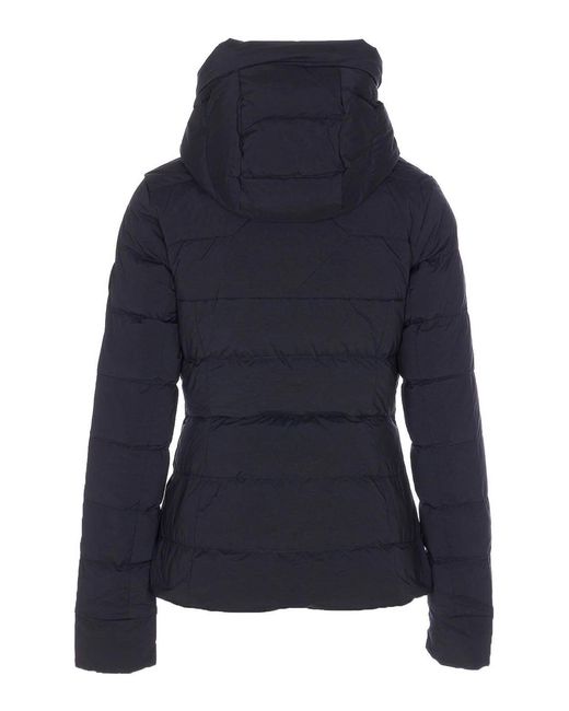 Canada Goose Blue Clair Jacket Frontal Zip Closure