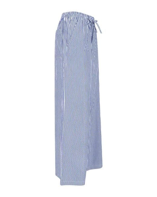 P.A.R.O.S.H. Blue Striped Trousers