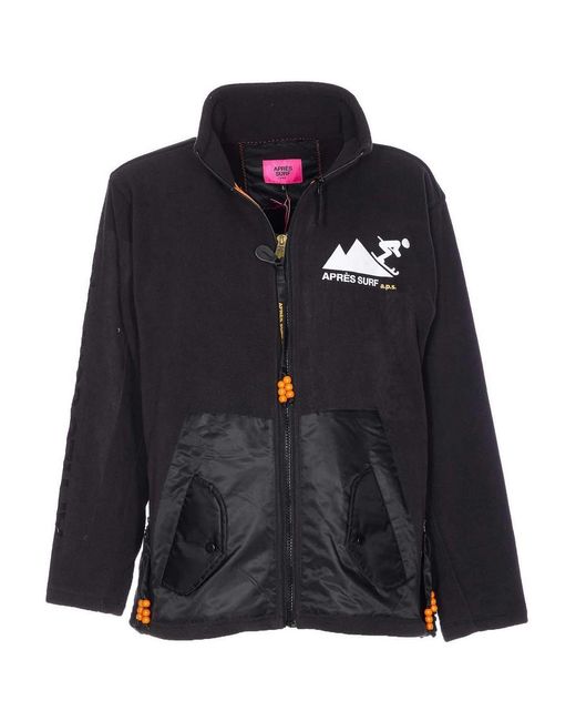 APRÈS SURF Black Jacket for men