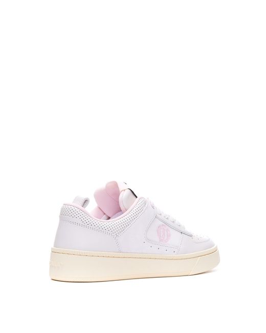 Bally White Riweira Sneakers