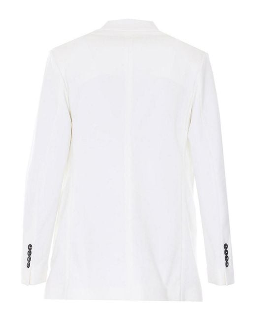 Circolo 1901 White Double Breasted Jacket