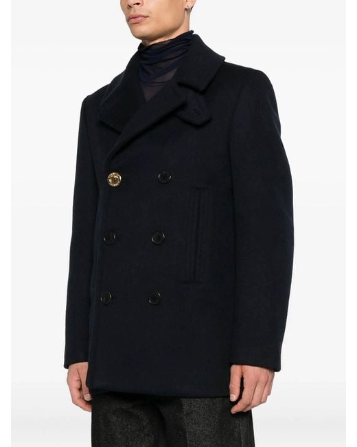 Givenchy Blue Big Lapel Caban for men
