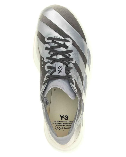 Y-3 Gray Adios Pro 4' Sneakers for men