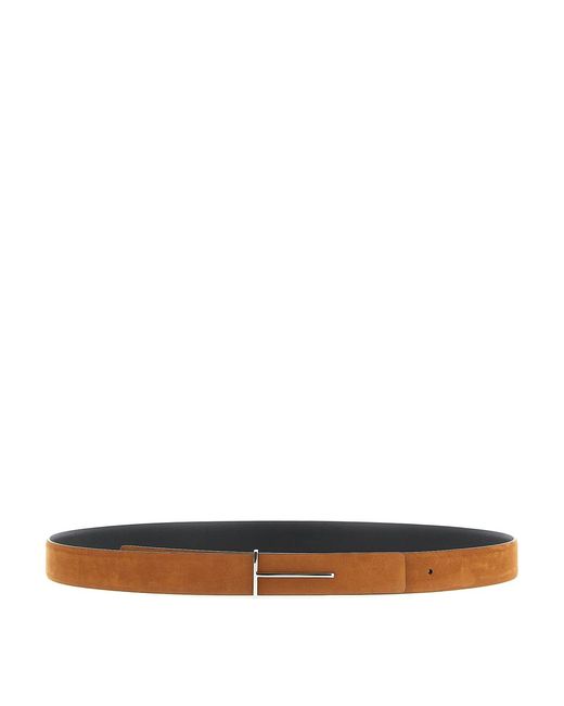 Tom Ford White Reversible Belt for men