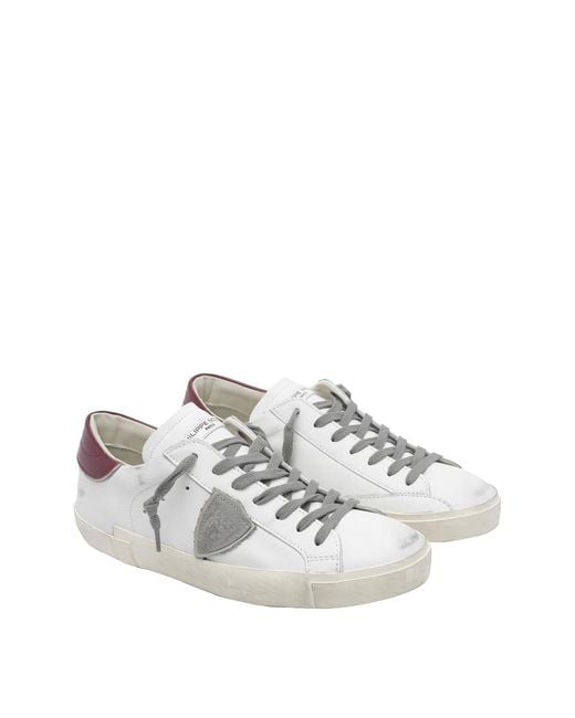 Philippe Model White Prsx Sneakers for men