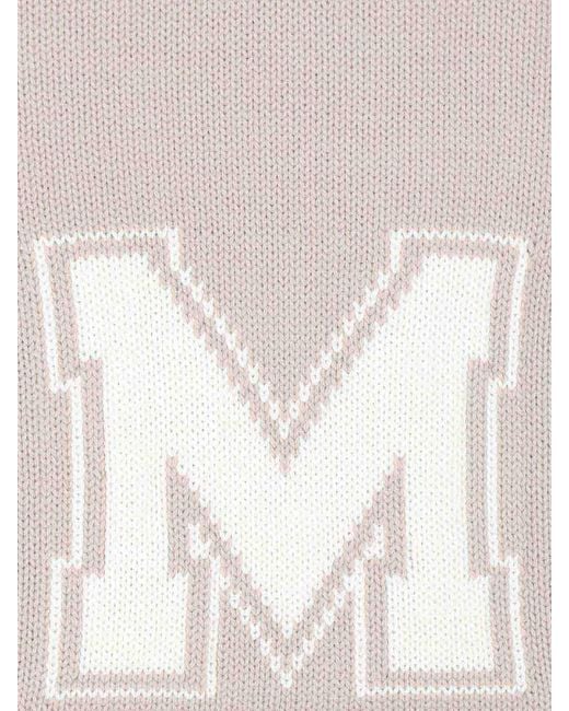 MM6 by Maison Margiela Pink Logo Sweater for men