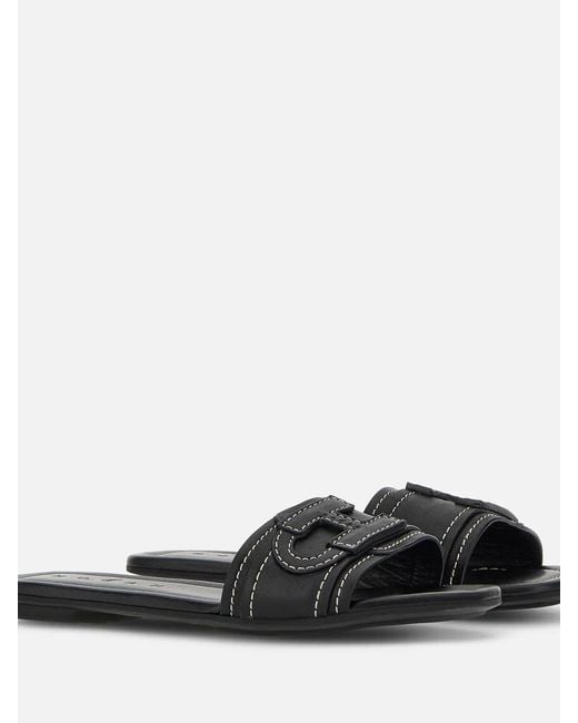 Hogan Black H685 Slipper H
