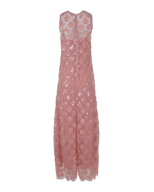 ROTATE BIRGER CHRISTENSEN Purple Dress Otate