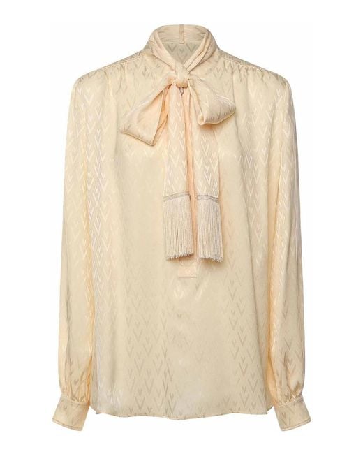Valentino Garavani Natural Silk Blouse