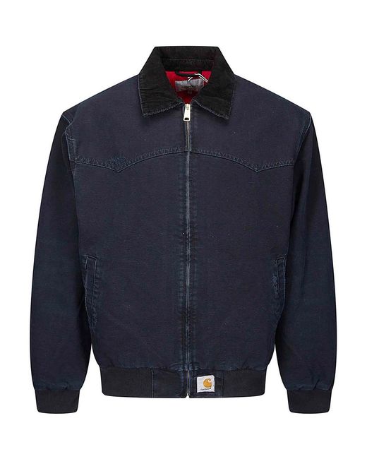 Carhartt Blue Og Santa Fe Jacket for men