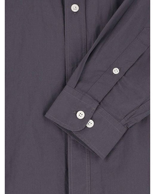 mfpen Blue Cotton Shirt for men