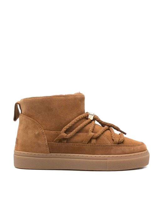 Inuikii Brown Leather Ankle Boots