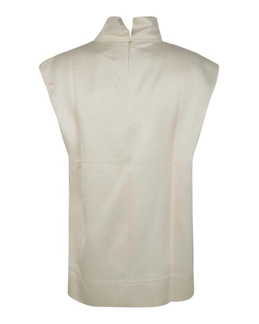 Totême  Gray High Neck Top