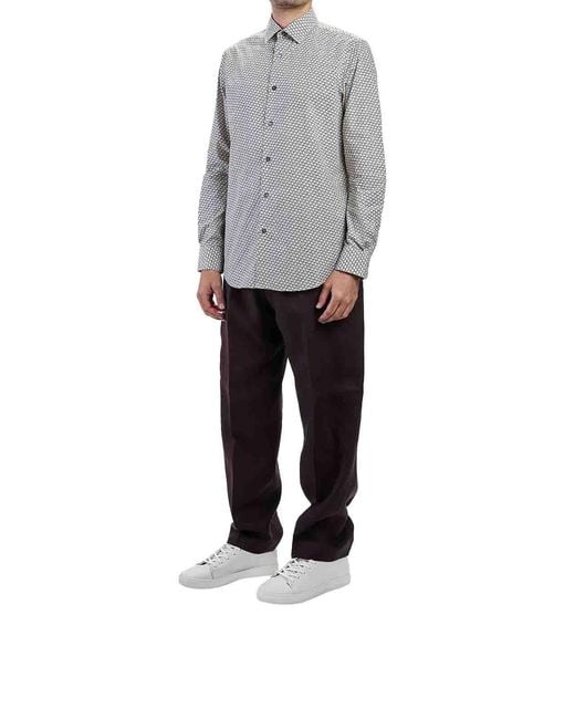 Paul Smith Gray Cars And Camels Shirt for men