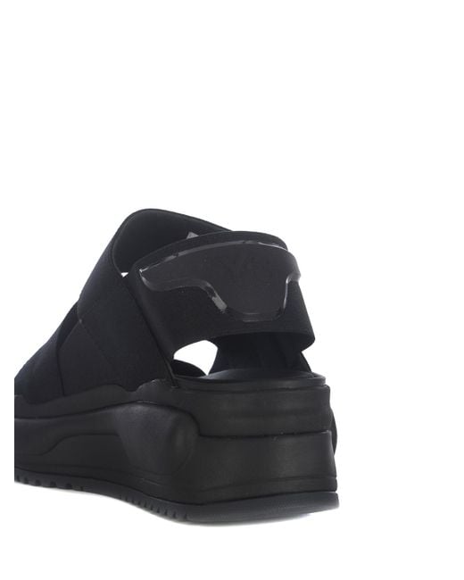 Sandalo Rivaly di Y-3 in Black da Uomo